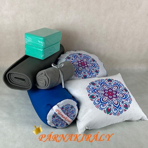 Henna kék XL jógapárna csomag